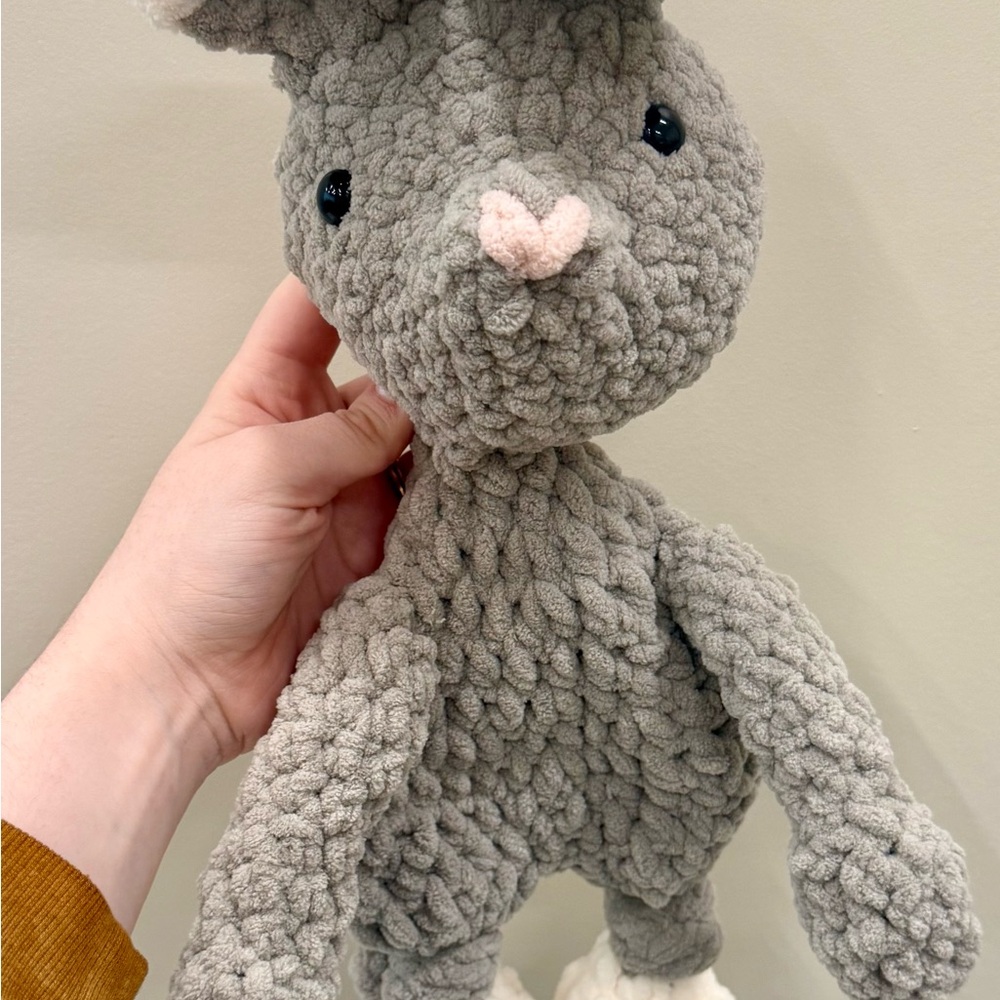 Handmade Crochet Bunny Lovey